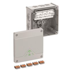 Spelsberg Abzweigkasten Abox SL-4², 127x127x70mm, IP66, 4mm2, Kunststoff, Grau... SPELSBERG-80444001 4013902661329 (Abb. 1)
