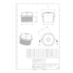 Spelsberg Würgestopfen WST M20, 20mm, IP54, Kunststoff, Grau... SPELSBERG-20342001 4013902013739 (Abb. 1)