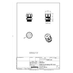 Spelsberg Kabelverschraubung KVR M20-MGM/sw, M20, IP68, Polyamid, Schwarz... SPELSBERG-22702001 4013902932542 (Abb. 1)