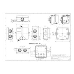 Spelsberg Verbindungskasten SD 7, 75x75x37mm, IP55, 2,5mm2, Kunststoff, Grau, 1... SPELSBERG-33240701 4013902399307 (Abb. 1)