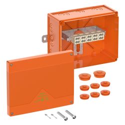 Spelsberg Kabelabzweigkasten WKE 6-Duo, 200x250x120mm, IP66, 16mm2, orange... SPELSBERG-86761001 4013902631292 (Abb. 1)