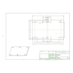 Spelsberg Montageplatte AK MPI 3, 4x240mm, unbehandelt... SPELSBERG-79500301 4013902062782 (Abb. 1)