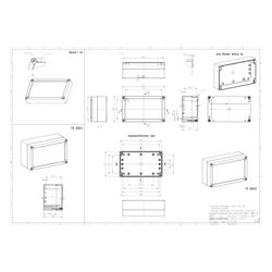 Spelsberg Leergehäuse TG ABS 2012-8-o, 122x202x75mm, IP66, IK07, ABS, Grau... SPELSBERG-10040801 4013902814008 (Abb. 1)