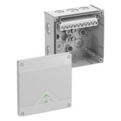 Spelsberg Abzweigkasten Abox 100-10, 152x152x80mm, IP66, 10mm2, Kunststoff, Grau, 8... SPELSBERG-81042001 4013902660483 (Abb. 1)