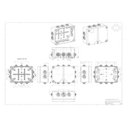 Spelsberg Verbindungsdose HP 150-L rechteckig, 164x119x77mm IP55, grau... SPELSBERG-32695001 4013902940066 (Abb. 1)