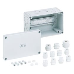 Spelsberg Reihenklemmenkasten RK 4/18KL, IP66 110x180x90mm 400V, Kunststoff, Grau... SPELSBERG-61591201 4013902090174 (Abb. 1)