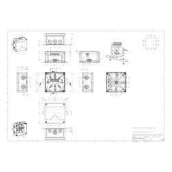 Spelsberg Kabelabzweigkasten WKE 4, 150x150x85mm, IP66, E90, orange... SPELSBERG-86850801 4013902631353 (Abb. 1)