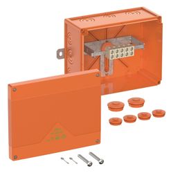 Spelsberg Kabelabzweigkasten WKE 6, 250x200x120mm, 16mm2, IP66, Kunststoff, Orange... SPELSBERG-86650601 4013902631032 (Abb. 1)