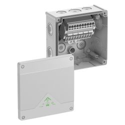 Spelsberg Abzweigkasten Abox SL-6² quadratisch, 152x152x80mm, IP66, Steckklemme, gr... SPELSBERG-80644001 4013902660780 (Abb. 1)