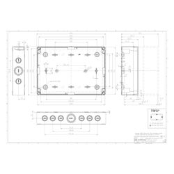 Spelsberg Gehäuse TK PS 2518-6F-m, 180x254x63mm, IP66, IK07, Grau... SPELSBERG-10541101 4013902901395 (Abb. 1)