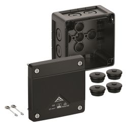 Spelsberg Abzweigkasten Abox Pro 025-L/sw quadratisch, 92x92x60mm IP66/IP67/IP69, K... SPELSBERG-40200001 4013902662043 (Abb. 1)