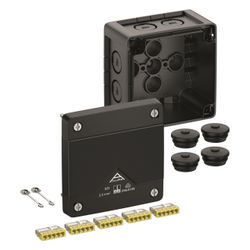 Spelsberg Abzweigkasten Abox Pro 025-2,5/sw, 92x92x60mm IP66/IP67/IP69 450V 5-polig... SPELSBERG-40202001 4013902662135 (Abb. 1)