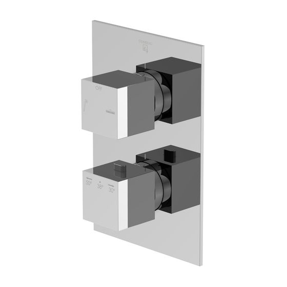 Steinberg Fertigmontageset für Unterputzthermostat 160 4133 3, chrom