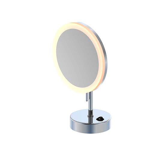 Steinberg LED Stand-Kosmetikspiegel 650 9300, chrom