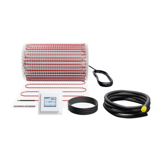 Stiebel Eltron Fußbodentemperierung FTM 200/2 Set Plus, Heizfläche von 2m2, 400W 230V