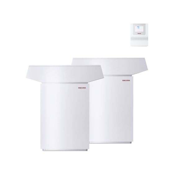 Stiebel Eltron Luft-Wasser-Wärmepumpe WPL 24 A 2er Set, R410A 12,9kW bei A-7/W35