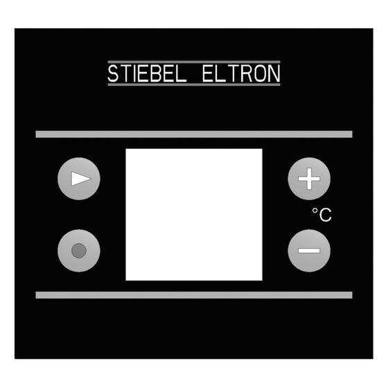 Stiebel Eltron Klebeblende SHZ-LCD, Kunststoff