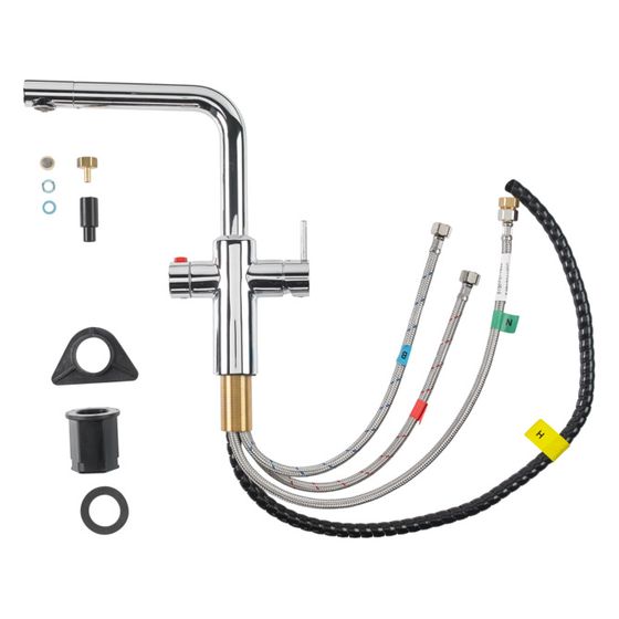 Stiebel Eltron Ablaufarmatur HOT 3in1 Chrom