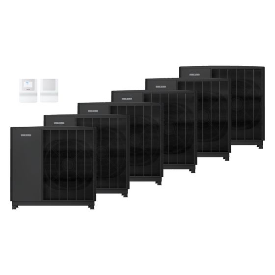 Stiebel Eltron Wärmepumpen-Set WPL-A 13.2 Trend HK 400 6x Set, R290 12,5kW bei A-7/W35