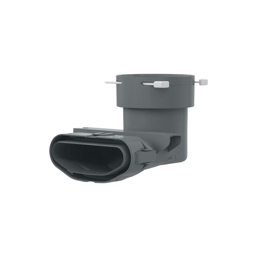 Stiebel Eltron Luftverteilsystem LVE ÜB-U-4 Übergangsbogen auf DN 75 unten... STIEBEL-205754 4017212057544 (Abb. 2)