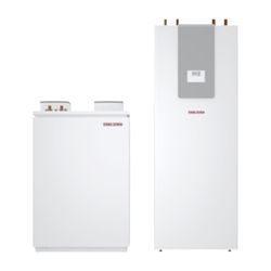 Stiebel Eltron Luft-Wasser-Wärmepumpe WPL 24 I compact duo Set 2, R410A 13,4kW bei A-7/... STIEBEL-204956 4017212049563 (Abb. 1)