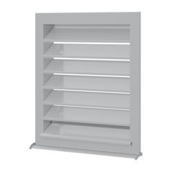 Stiebel Eltron Wetterschutzgitter LGWS 315 FHH SR für Wanddurchführung AWG-B, Silber... STIEBEL-204530 4017212045305 (Abb. 1)