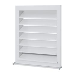 Stiebel Eltron Wetterschutzgitter LGWS 315 FHH GL für Wanddurchführung AWG-B, Aluminium... STIEBEL-204531 4017212045312 (Abb. 1)