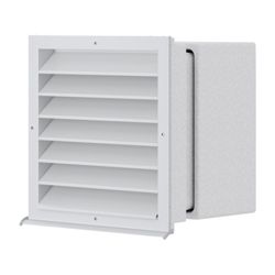 Stiebel Eltron Außenwanddurchführung AWG 315 GL, EPS, Gitter Weißaluminium... STIEBEL-205787 4017212057872 (Abb. 1)