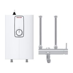 Stiebel Eltron Kompakt-Durchlauferhitzer DCE 11/13 H, 11-13kW 400V mit MEKD, Weiß... STIEBEL-205967 4017212059678 (Abb. 1)