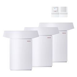Stiebel Eltron Luft-Wasser-Wärmepumpe WPL 24 A 3er Set, R410A 12,9kW bei A-7/W35... STIEBEL-206880 4017212068809 (Abb. 1)