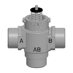 Stiebel Eltron Dreiwegeventil Wasser G 1", 255321... STIEBEL-255321 4017212553213 (Abb. 1)