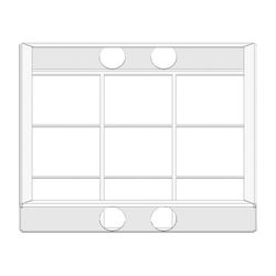 Stiebel Eltron Rahmen Filter vorn GR, 292077... STIEBEL-292077 4017212920770 (Abb. 1)