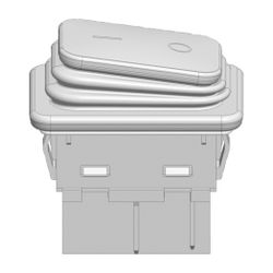 Stiebel Eltron Wippschalter 2-polig, 323847... STIEBEL-323847 4017213238478 (Abb. 1)