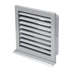 Stiebel Eltron Fort-Außenluftgitter LWF LG 125 Luftgitter grau lackiert... STIEBEL-233017 4017212330173 (Abb. 1)