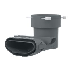 Stiebel Eltron Luftverteilsystem LVE ÜB-U-4 Übergangsbogen auf DN 75 unten... STIEBEL-205754 4017212057544 (Abb. 1)