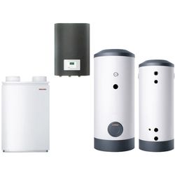 Stiebel Eltron Wärmepumpen-Set WPL 24 I comfort duo Set, R410A 9kW bei A-7/W35... STIEBEL-239104  (Abb. 1)