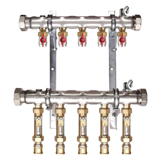 Strawa Soleverteiler, 680mm, 8 Solekreise, 4-15 l/min, Edelstahl