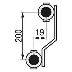 Strawa Heizungsverteiler e-class 5205, 355mm, DN 25, Edelstahl... STRAWA-51-005205  (Abb. 1)