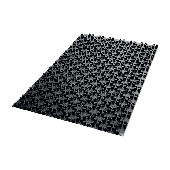 Tece floor Noppenplatte 30-2/14-17mm, Wärmeleitfähigkeitsgruppe 040, 29dB, 5 kN/m2, 1,2m2 pro Platte