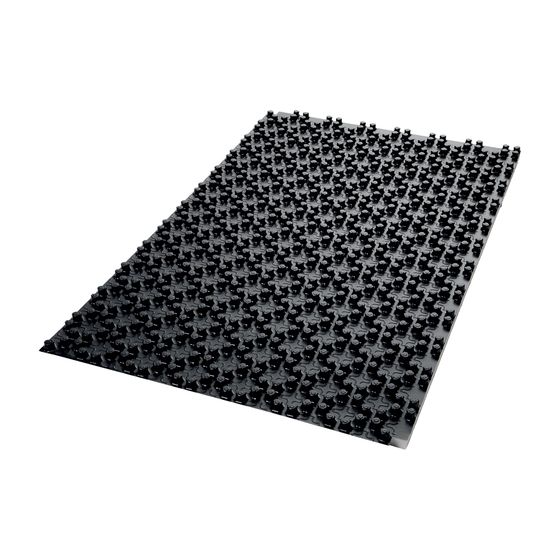 Tece floor Noppenplatte 11/14-17mm Wärmeleitfähigkeitsgruppe 035, 60 kN/m2, 1,2m2 pro Platte