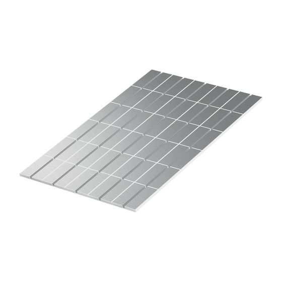 Tece floor Universalpanel Unterputz 16/12 EPS/Aiuminum, Dicke 16mm, VA 150