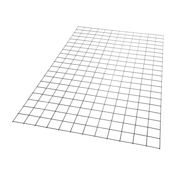 Tece floor Trägermatte 100/100, 2,52m2, LxBxH 1200x2100x3mm, blankgezogenem Stahl