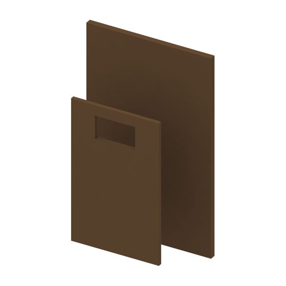 Tece profil Brandschutzplattenset für Standard WC-Module mit Tece Spülkasten