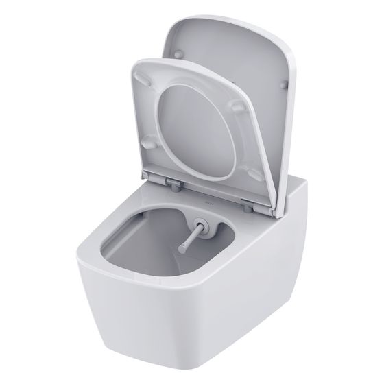 Tece one Set Dusch-WC Kaltwasseranschluss und Dusch-WC/WC Sitz mit Deckel classic