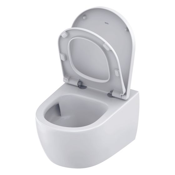 Tece loft WC-Keramik Set mit cyclon flush und WC-Sitz im klassisch-hohen Design