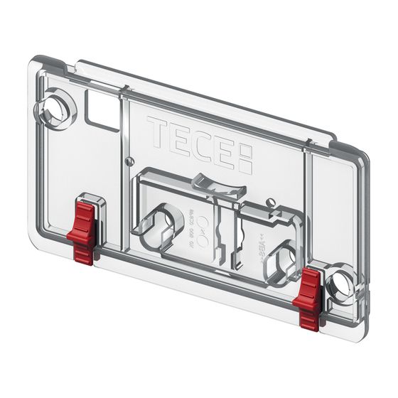 Tece Spülkastendeckel mit Klemmschieber für Uni 750-Spülkasten EU