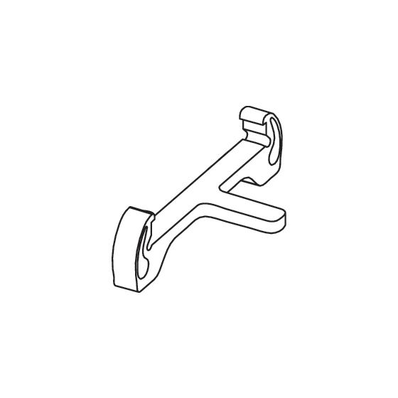 Tece Muldenfuß weiß für steel Designrost