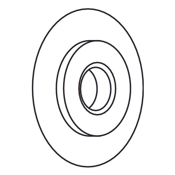 Tece Rohrabschneider Ersatzschneiderädchen Dimension 14-63mm