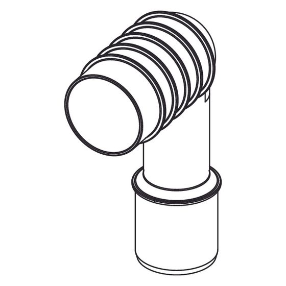 Tece Ablaufbogen DN 50/DN 40