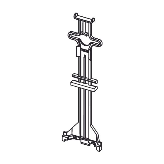 Tece Niederhalter Ablaufventil für Spülkästen 8cm